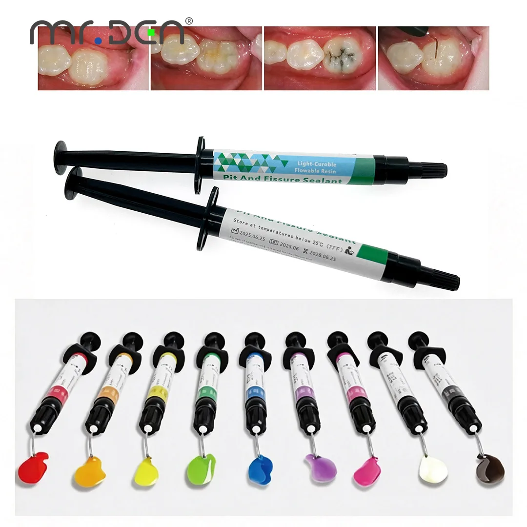 MR DEN Dental Teeth Sealant Pit And Fissure Sealant Preventive Dentistry Professional Cavity Prevention Dental Material