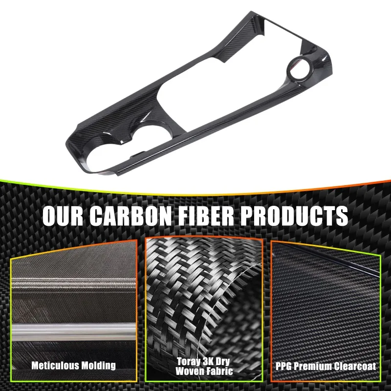 Consola central de fibra de carbono Real, marco de cambio de marchas, pegatina de cubierta embellecedora para Alfa Romeo Tonale, accesorios interiores de coche