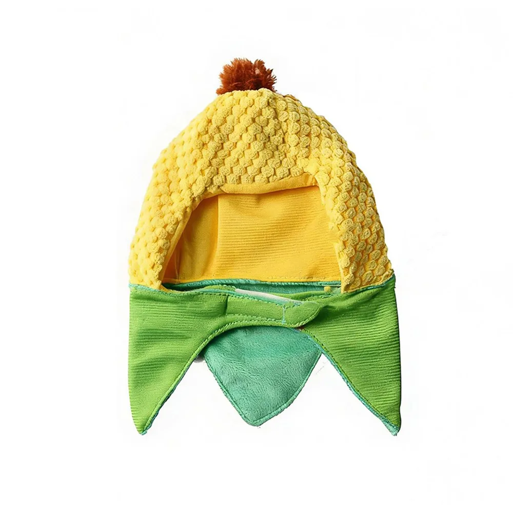 

Portable Warm Pet Corn Hat Funny Comfort Winter Dog Cap Cute Soft Dog Headdress Small Dogs Cat