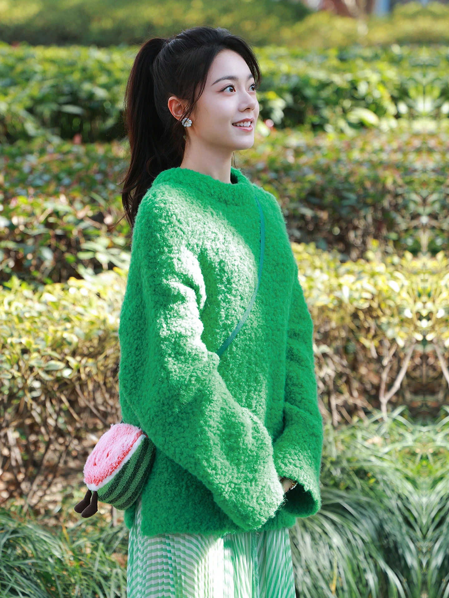 

Красивый вязаный свитер для женщин, осенне-зимний, свободного кроя, из мягкого хлопка, с длинными рукавами, круглым вырезом, теплый, повседневный топ Celebrit...