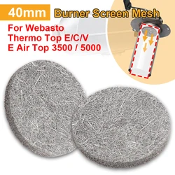 1/2Pcs 40mm Heater Burner Mesh 67955A For Webasto Thermo Top E/C/V E Air Top 3500 / 5000Parking Heater Replacement Parts