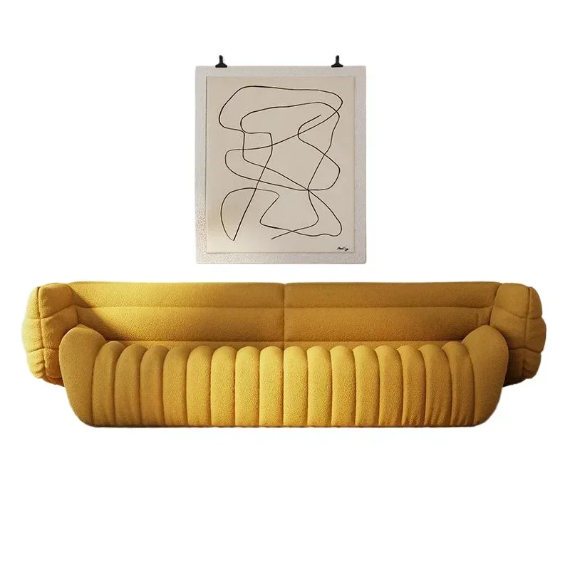 Sofá Minimalista para Sala de Estar, Sillones Reclinables, Sofá de Dos Plazas, Puffs, Sofá Chaise Longue, Muebles Nórdicos Divano Letto