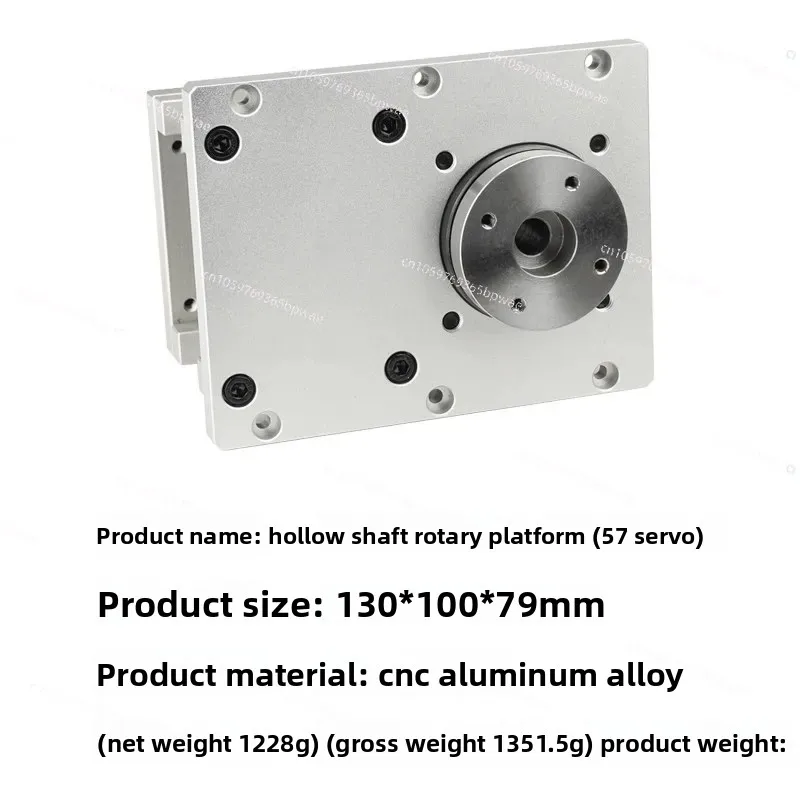 Electric Hollow Rotary Indexing Turntable Platform 42/57 Stepper Servo Motor Reducer For Precision Angle Positioning Automation