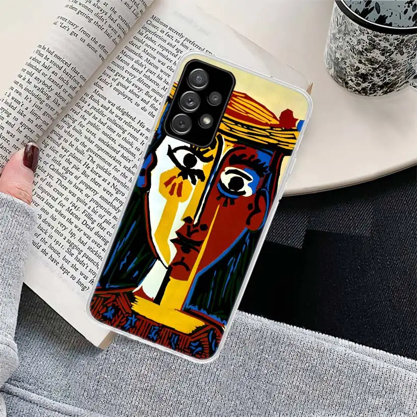 Picasso Abstract Art Painting Phone Case For Samsung Galaxy A15 A14 A13 A12 A55 A54 A53 A52 A35 A34 A33 A32 A25 A24 A23 A22 A04S