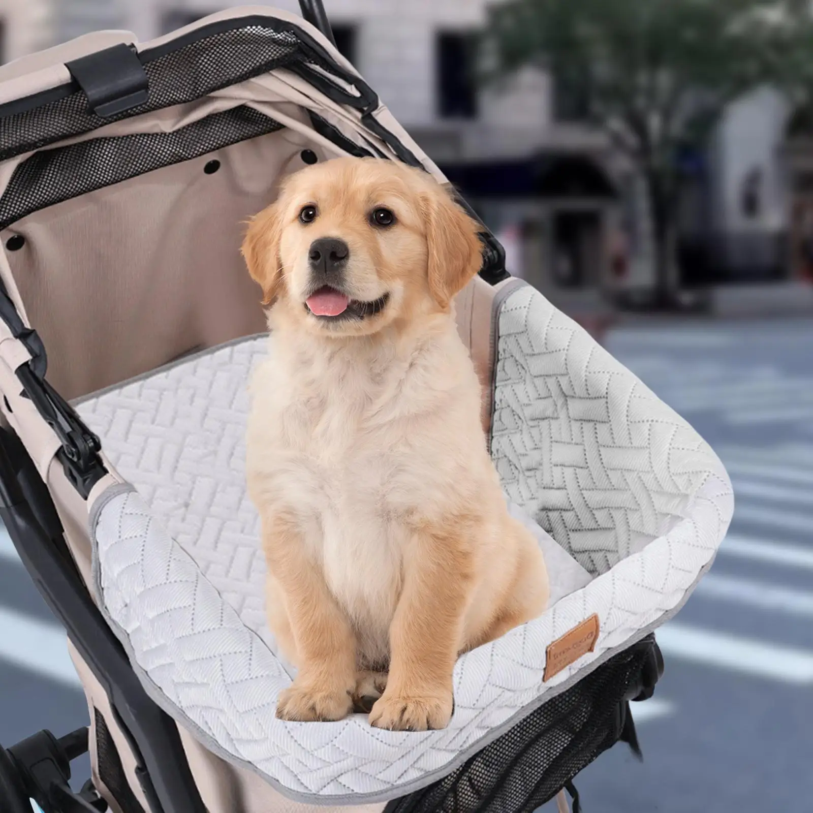 

Dog Cooling Cushion Washable Nonslip Pet Mat for Strollers Summer Travel