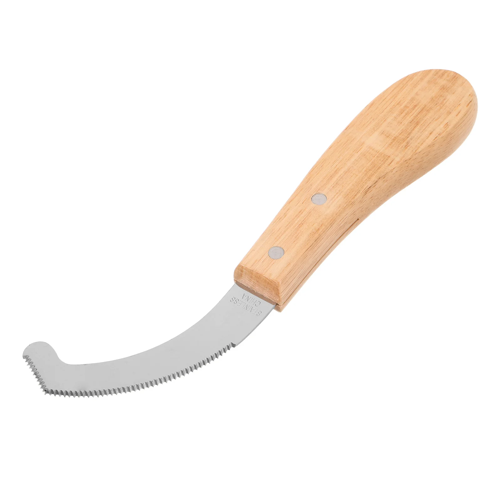 الحصان بوت البيض سكين الفولاذ المقاوم للصدأ شفرة مقبض خشبي الدقة أداة التهيأ بوت إزالة البيض مكشطة الحصان