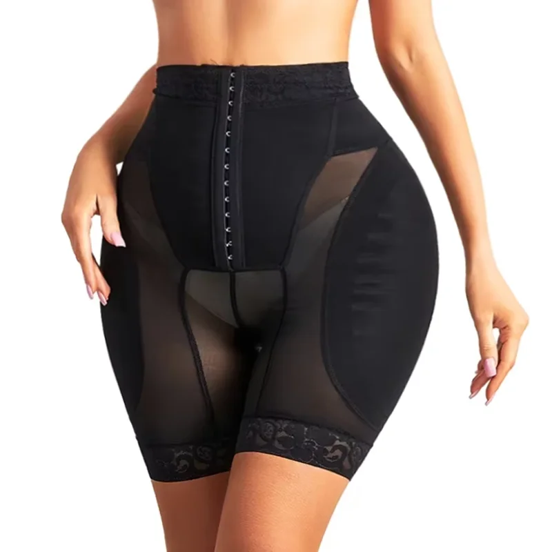 النساء عالية الخصر الورك وسادة المشكل سراويل مبطن الورك محسن ملابس داخلية السراويل تنفس بعقب رفع محدد شكل الجسم رفع سراويل #5