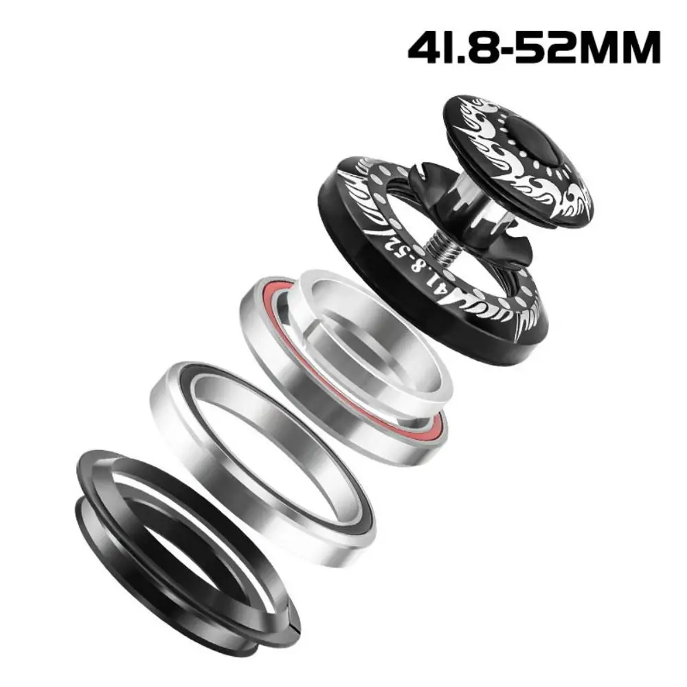 

41.8-52MM Road Bike Headset 28.6mm Front Fork Waterproof Double Bearing Headset Stable High Temperature Resistance