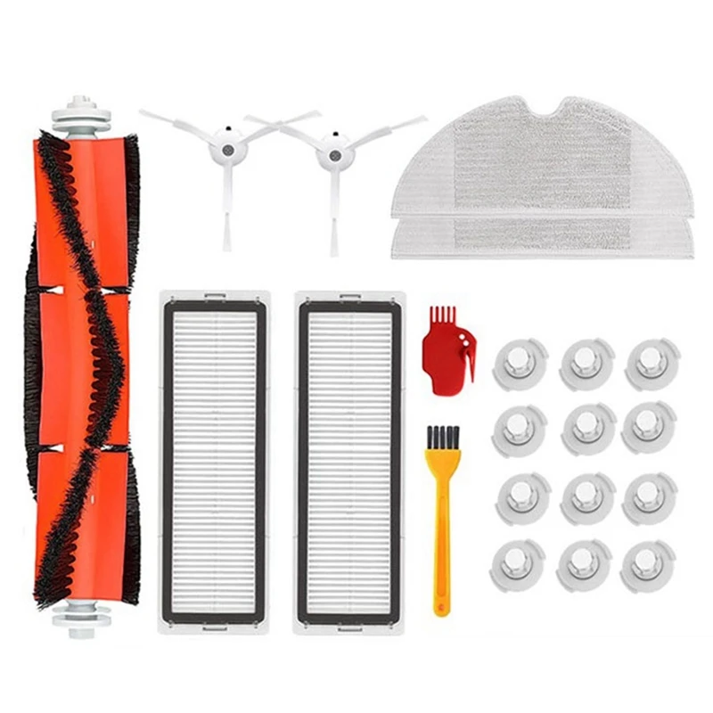 Аксессуары для пылесоса Xiaomi Roborock S5 Max S6 S50 S51 S55, фильтр НЕРА, основная боковая щетка, насадка на швабру