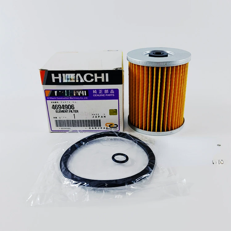 4694906 Hitachi ZX60-5G ZX70-5G diesel filter, Yanmar 4TNV98 fuel filter