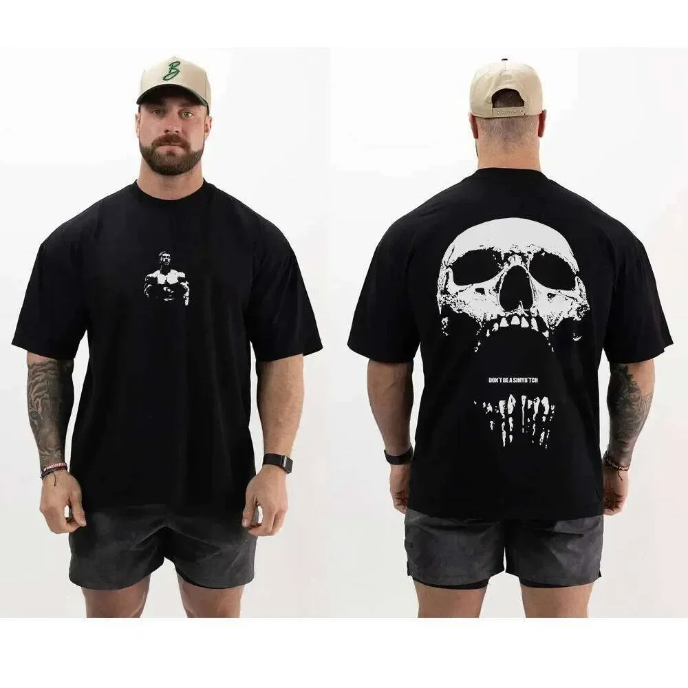 Summer Jogger Gym Tee Men's Cbum T-Shirt Thavage Muscle Men Cbum Gym T-Shirt Cbum Fitness Cotton Shirt Cbum Women'S T Shirt