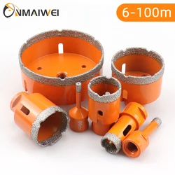 Diamond Brazed Core Dry Drill Bit 1 Pcs M14 For Porcelain Tiles Marble Glass Crowns Drill Granite Hole Saw Hole Cutter Tools