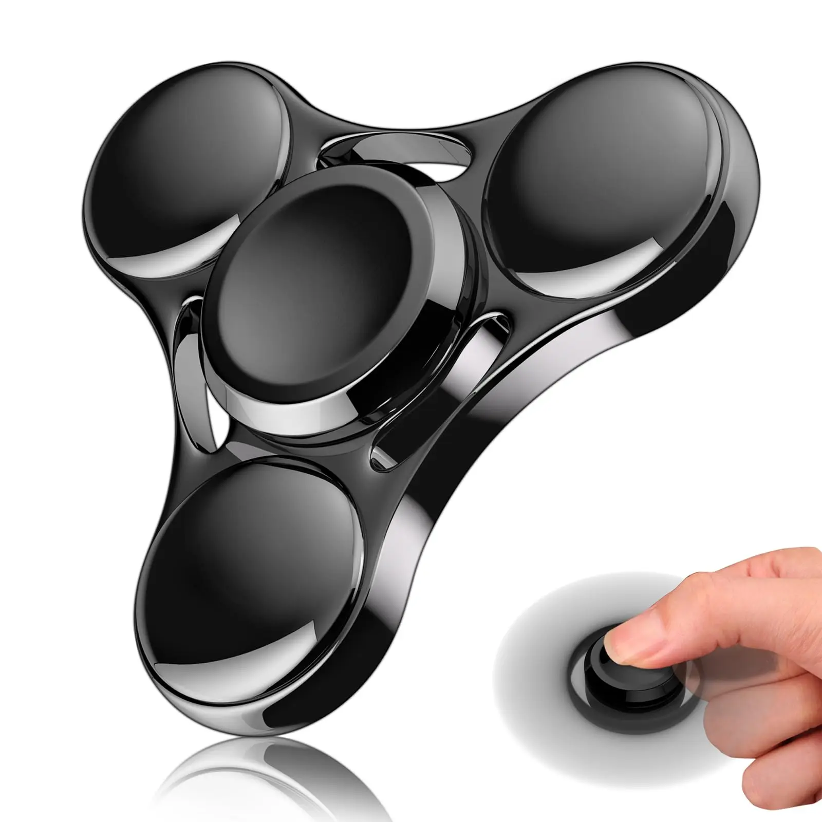 Metal Fidget Spinner Toys,EDC Hand Spinner Anti Stress Relief Toys,Antistress Anxiety Fidgeting Toy for Adult Kids Autism ADHD