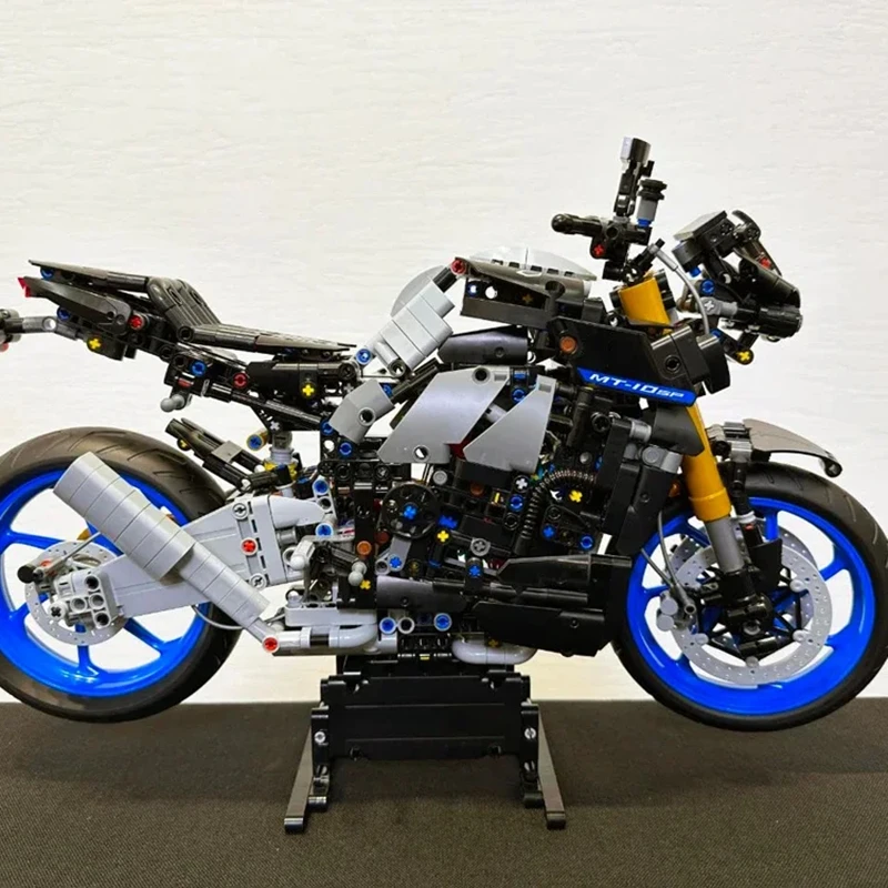 1478 قطعة التكنولوجيا 42159 MT-10SP MOC 42159 تجميعها دراجة نارية بنة عدة ، سرعة نموذج ألعاب الطوب وهدايا الأطفال