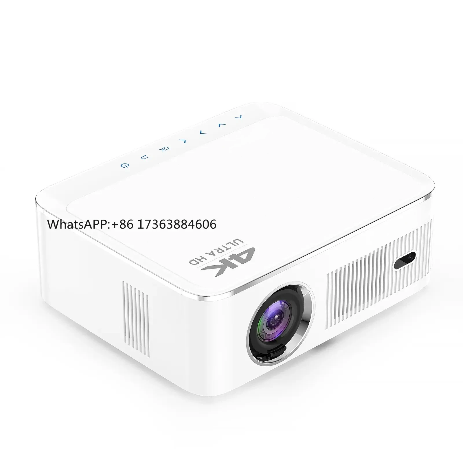 1080P LCD Projector 4k 8GB Hako MINIi PL5 Home Theater OEM Android 10.0 mini projector 2.4/5G Dual wifi