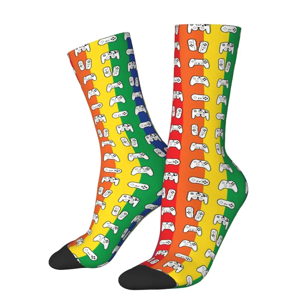 Game Controllers Pride Game Controller Kawaii Socks Shopping Cartoon Pattern Socks