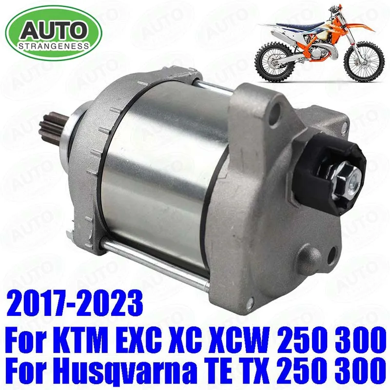 Starter Motor For KTM EXC XC XCW 250 300 2017 - 2023 For Husqvarna TE TX 250 300 Motorcycle 9 Teeth Gear 55440001000 55540001000