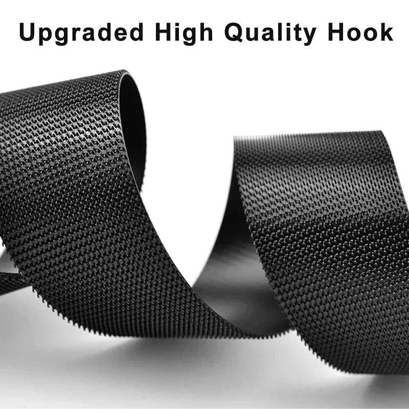 1M Sew on Hook and Loop Tape Upgrade Non-Adhesive Fastener Nylon Tape Safe Hook Loop Strips For Clothes Window Curtain DIY Craft