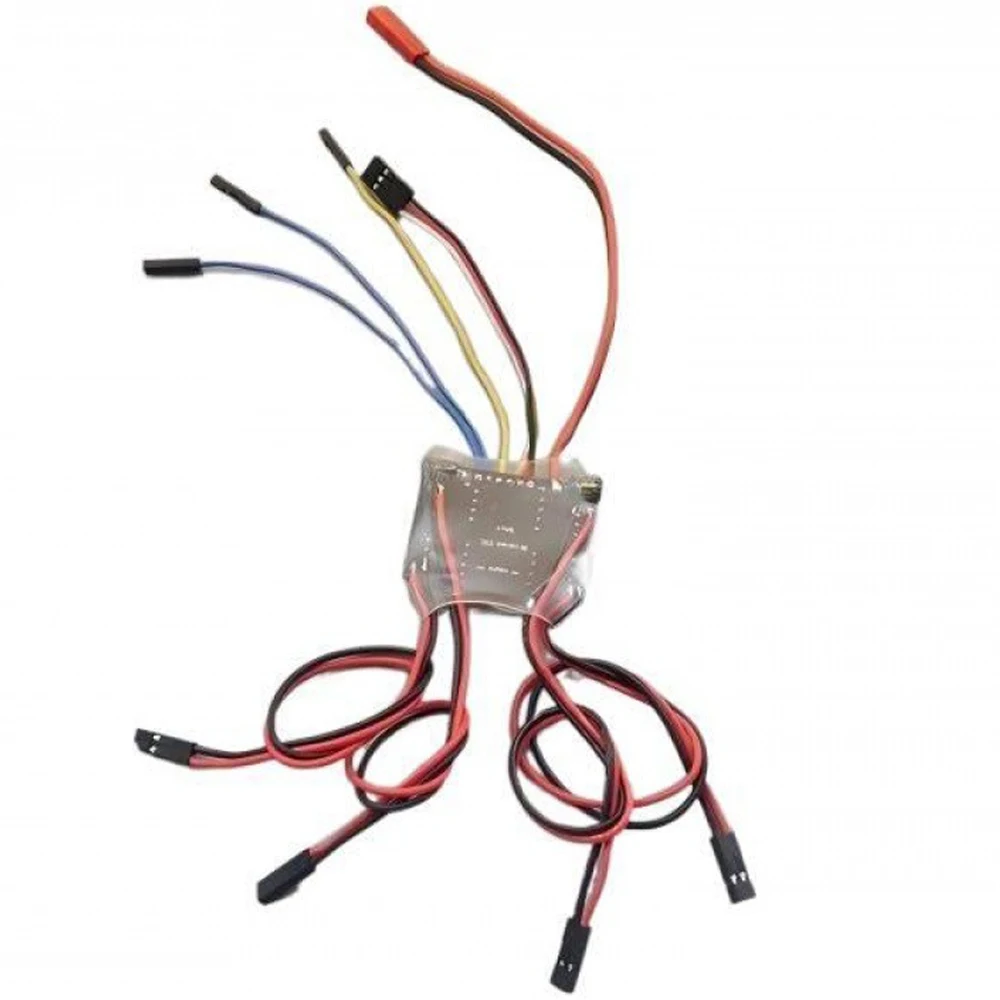 

4-Way 5A Bidirectional Brushed ESC 6V-14V 3S Dual Modes Mixing/Independent Control 5V 1.5A BEC for RC Model Tank Tracked Vehicle