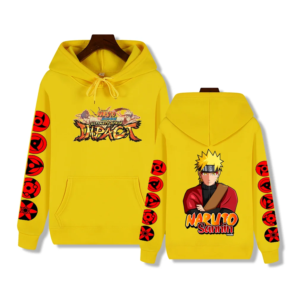 Super bello Naruto stampa autunno/inverno confortevole morbido ispessimento felpa con cappuccio da strada calda moda casual di alta qualità da uomo