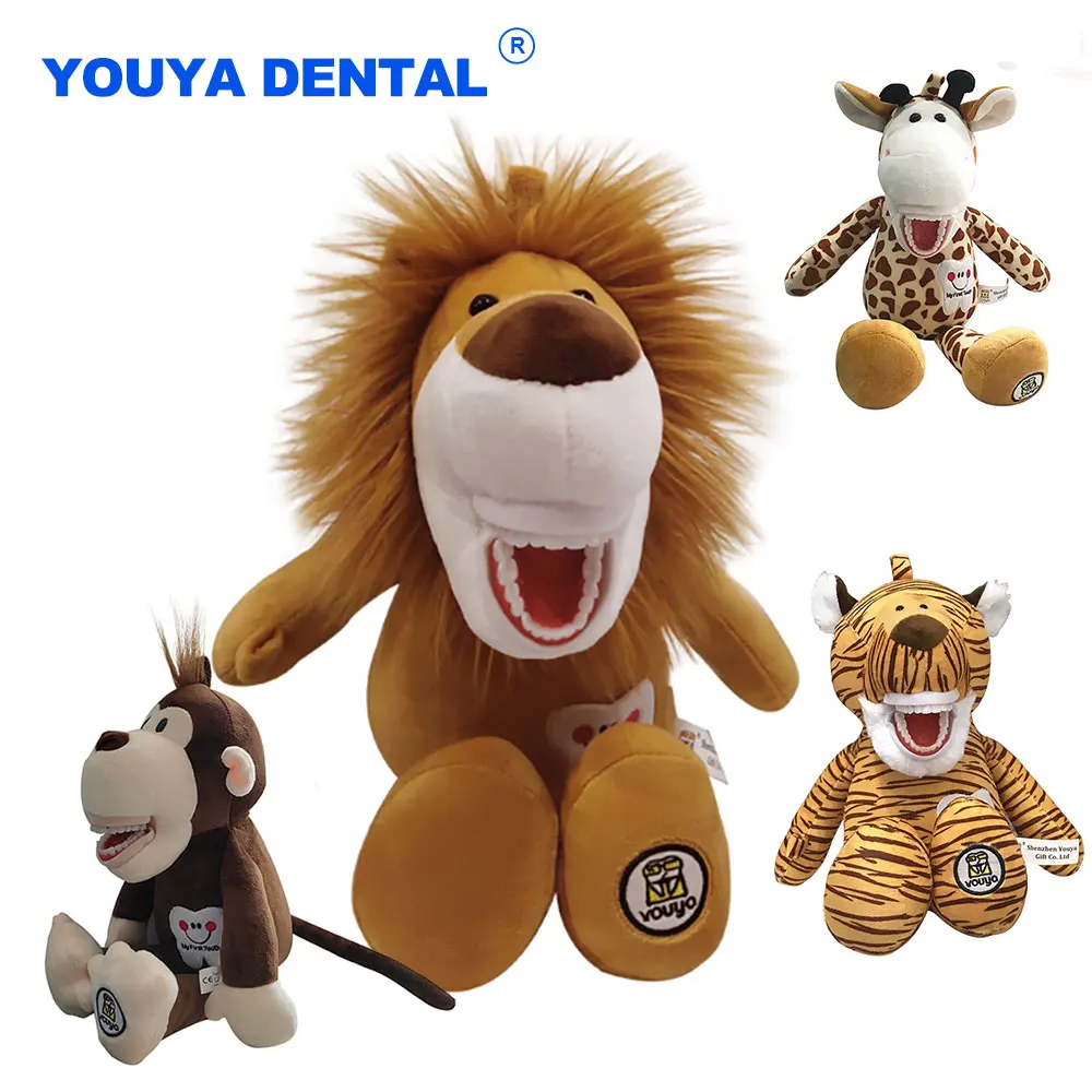 Cute Dental With Teeth Model Toothbrush For Kids Children\'s Gifts Tooth Brushing Teaching Dentist Learning Clinic Equipment