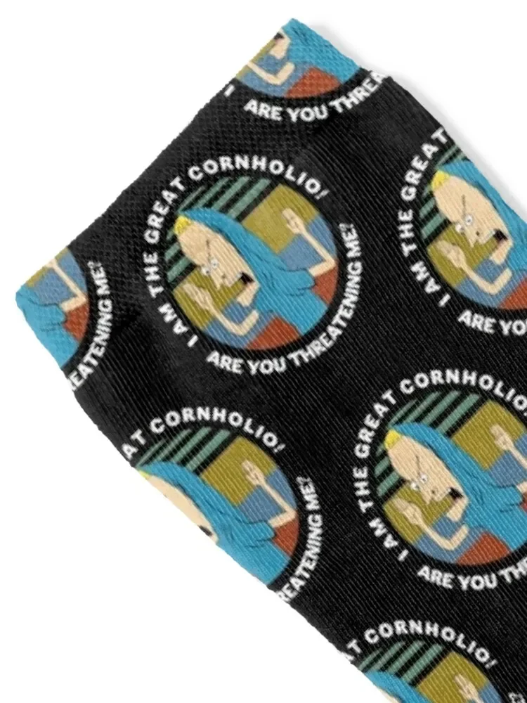 Beavis I Am The Great Cornholio Are You Threatening Me Socks tennis fashionable cotton Mens Socks Women's