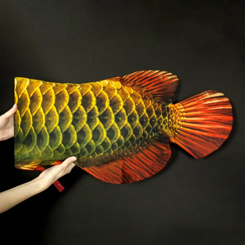 Imported large-sized folding fish  empty rod transformed into fish close-up stage props Appearing Fish from bag magic tricks