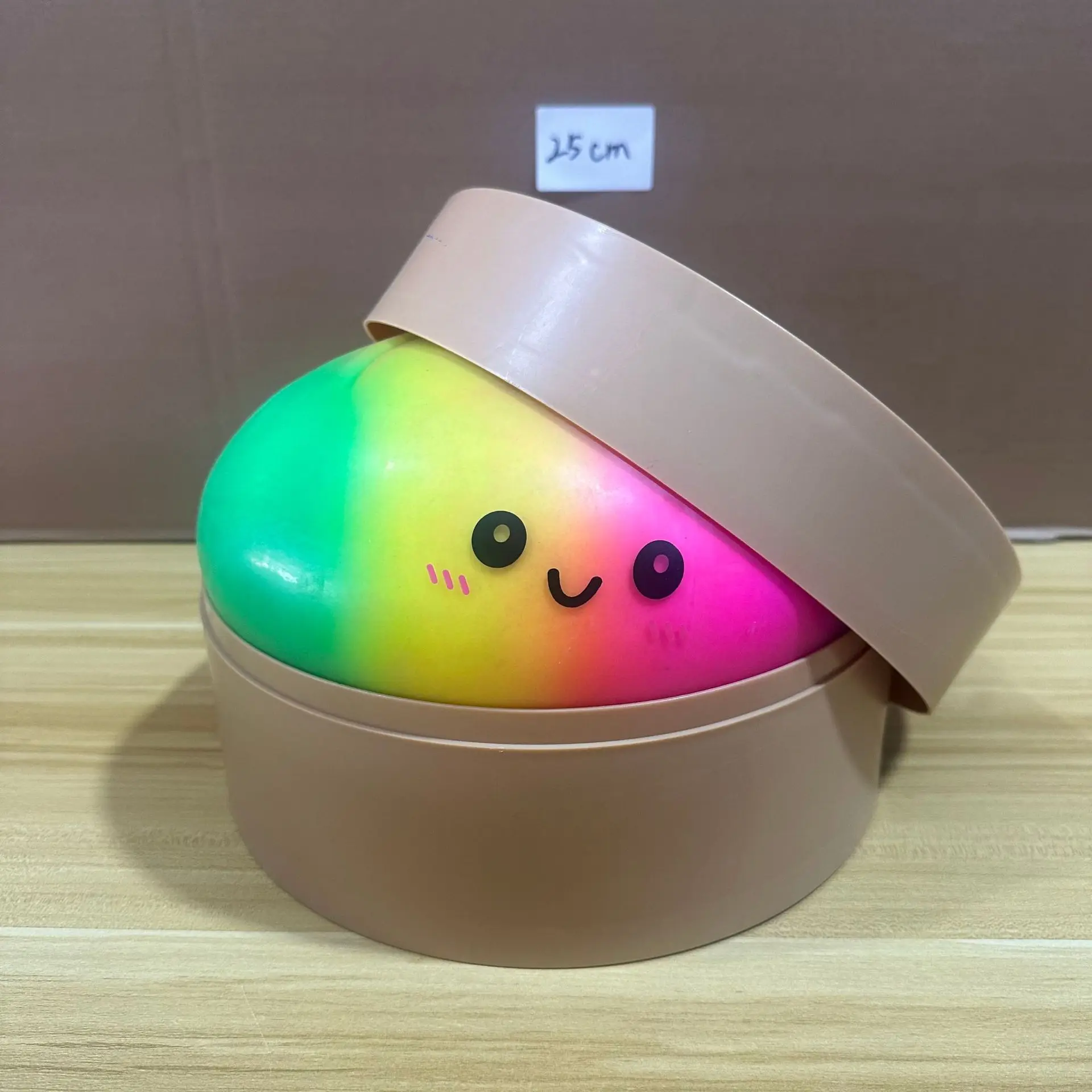 15/25cm Große Regenbogen-Dumplings, Quetschbare Stressabbau-Geschenke, 6/10 Zoll Dumplings, Stress-Fidget-Sensorik-Geschenke, Dehnbare Schreibtisch-Geschenke – Detail 3