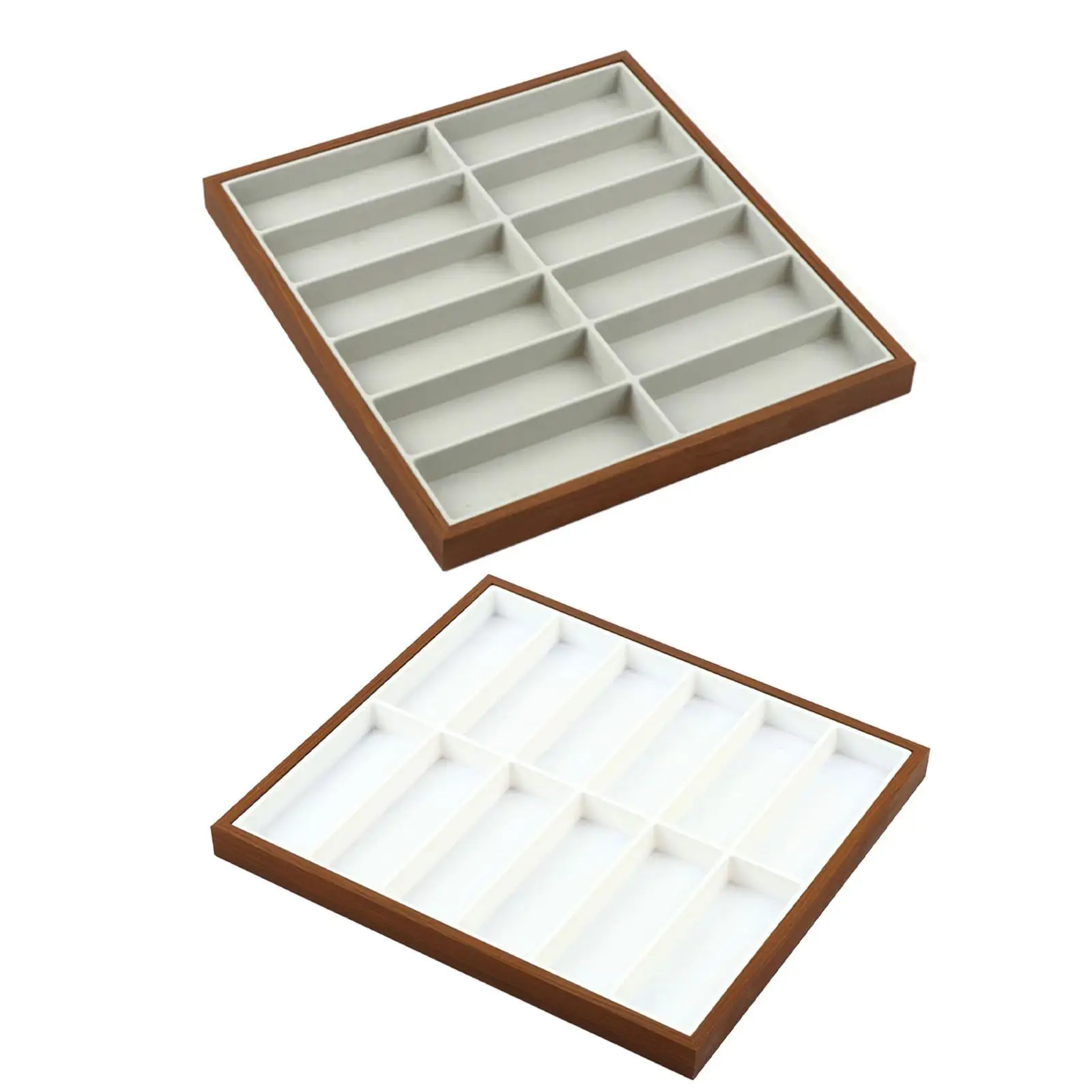 Glasses Display Box 12 Slots Glasses Storage Case Universal Glasses Storage Box for Drawer Hosuehold Shop Tabletop Closet