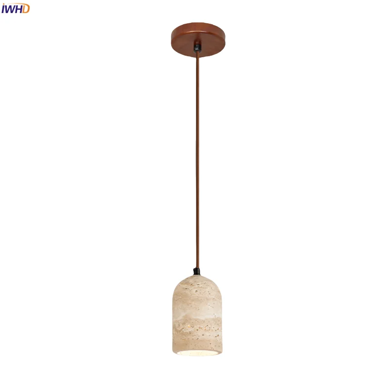 

IWHD Wabi Sabi LED Pendant Lights Fixture Bar Cafe Bedroom Living Room Decoration Kitchen Nordic Hanging Lamp Lighting Luminaria