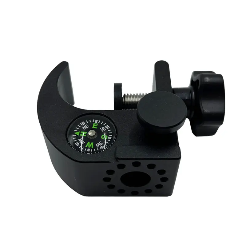 Imagem -02 - Braçadeira Universal do Pólo de Gnss Gps com a Bússola Substitui a Montagem do Suporte do Polo do Tamanho 25 mm 40 mm a