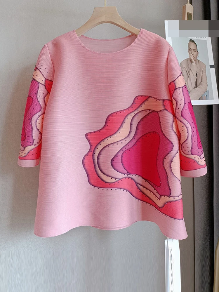 Pullover Hot Diamond Top 2023 Autumn New Fashion Loose Fit  women clothing  vintage clothes  harajuku  tops