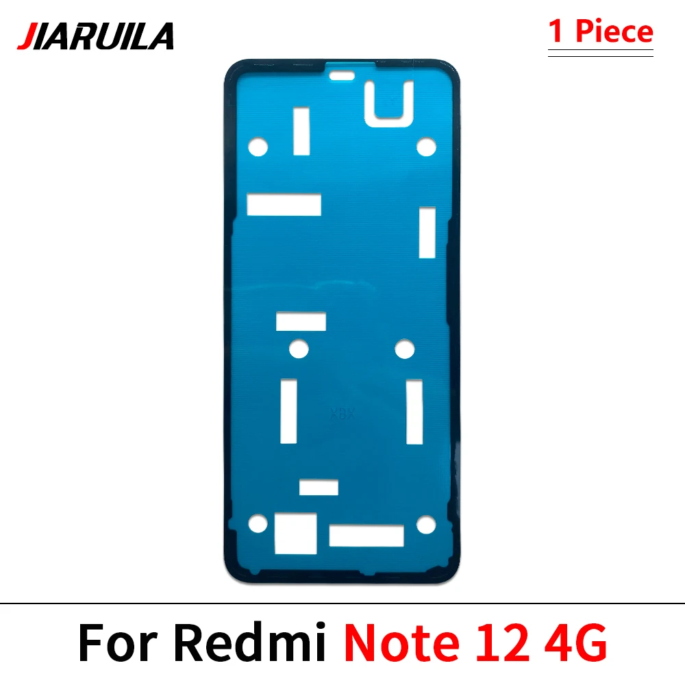 10Pcs, Back Battery Cover Sticker For Xiaomi Redmi Note 12 Pro Plus Note 12 Pro 4G 5G Rear Cover Adhesive Glue Tape Waterproof