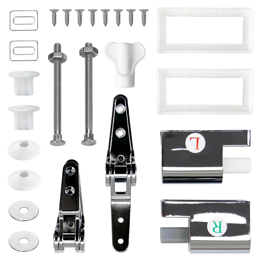 

Soft Close Repair Toilet Seat Hinge Easy Screwdriver Installation Soft-close Mechanism Robust Toilet Seat Fittings