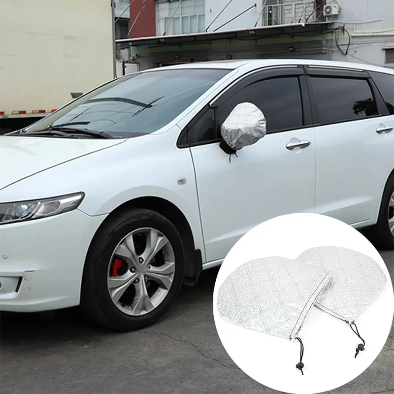 

For Honda Odyssey RB3 RB4 2009-2014 Cotton Velvet Car Rearview Mirror Snow-Proof Protective Cover Car Exterior Accessories