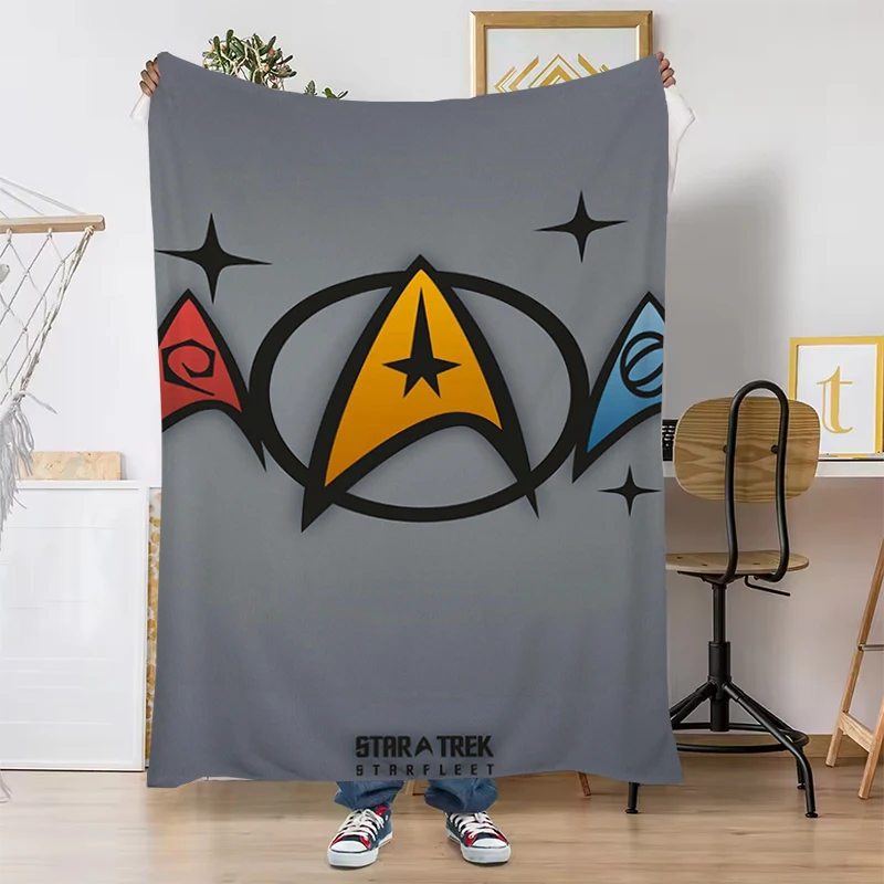 

S-Star T-Trek Ship Movie Printed Comfortable Soft Blanket Home Fashion Sofa Bed Living Room Warm Portable Travel Gift Blanket