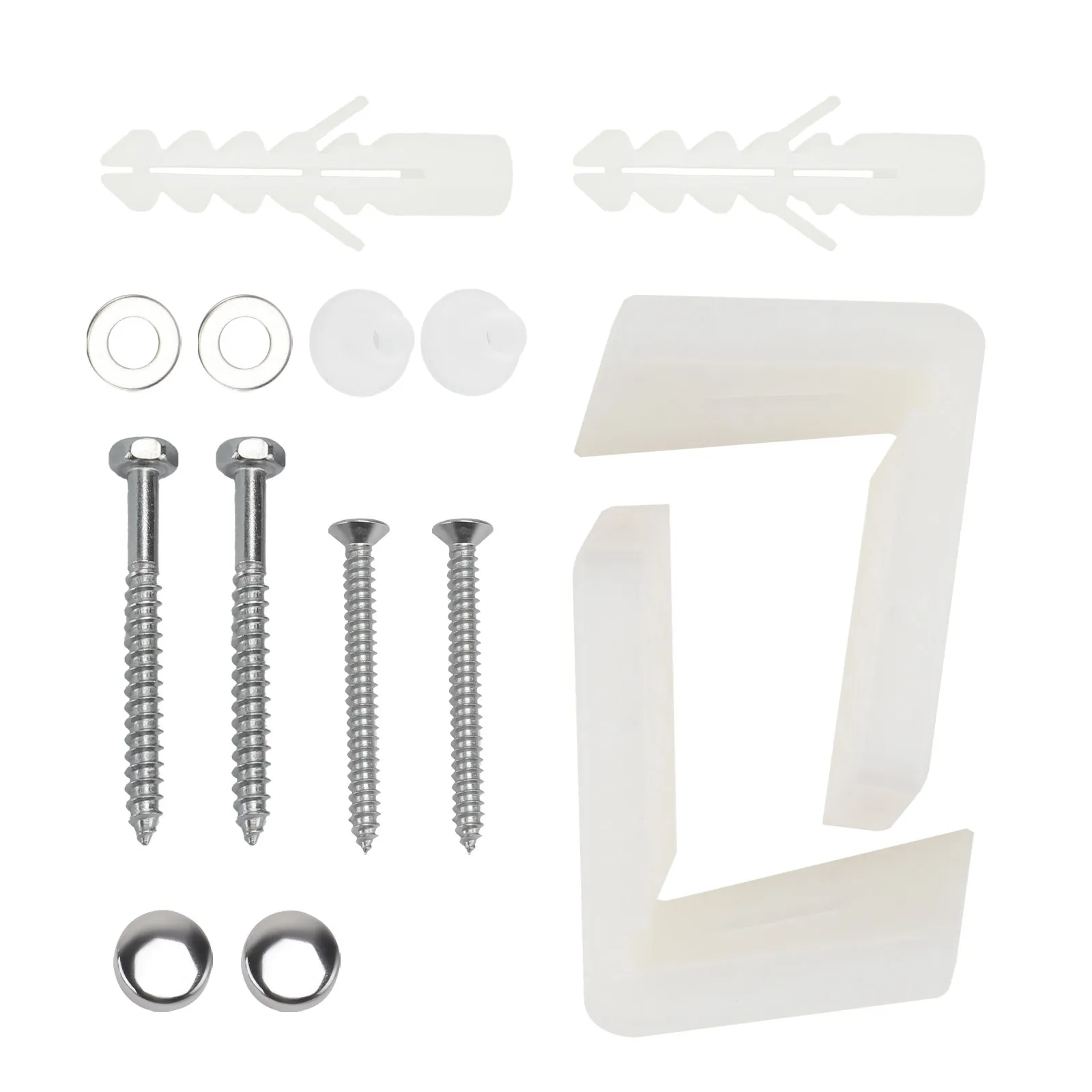 1Set Toilet Screw Fixing Support Base Universal Toilet Seat Hinge Bolts Easy Install Bathroom Fixing Accessories High Strength
