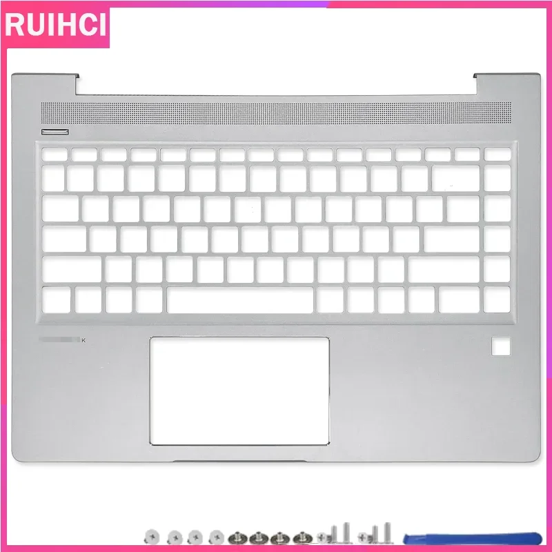 Para ProBook 14 440 G7 445 G7 Zhan 66 nueva cubierta trasera LCD para portátil/bisel frontal/cubierta superior con reposamanos/cubierta inferior plateada