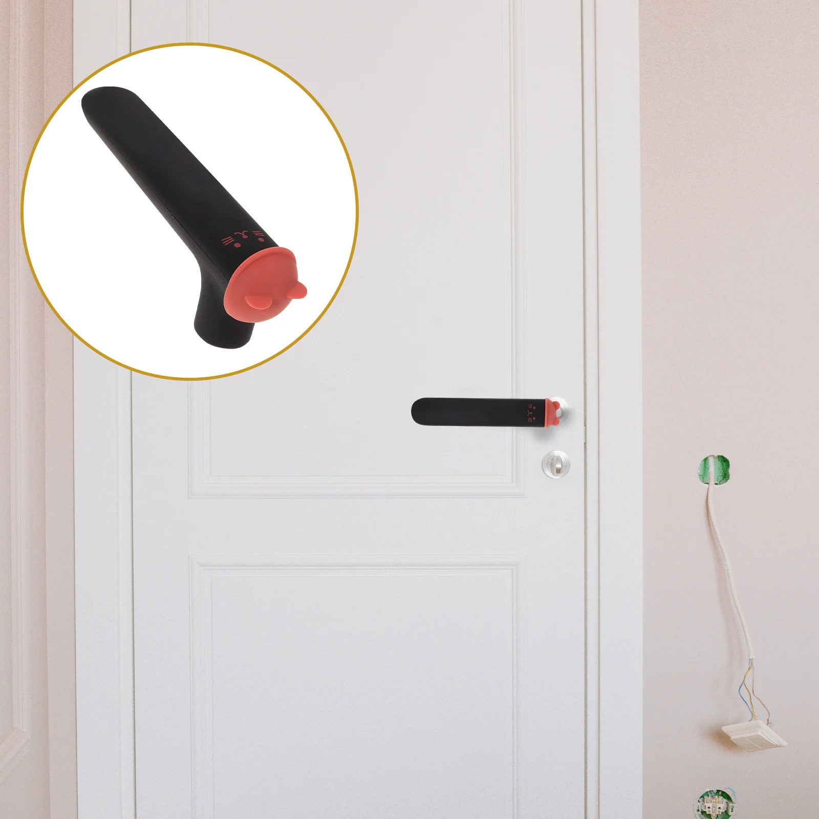 

Baby Proof Door Handle Cover Soft Touch Silicone Protector for Kids Safety Anti Collision Knob Sleeve Door Handle Cover