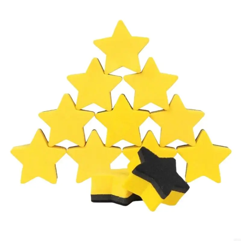 Портативные магнитные доски Erasers 15peeces Set Star Pattern Cheme Cleaners для учителей и учеников.