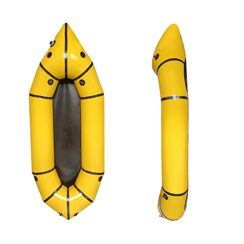 Calm Water Hot Sell Single Person Fishing Racing Entertainment Inflatable Packraft Pack Raft