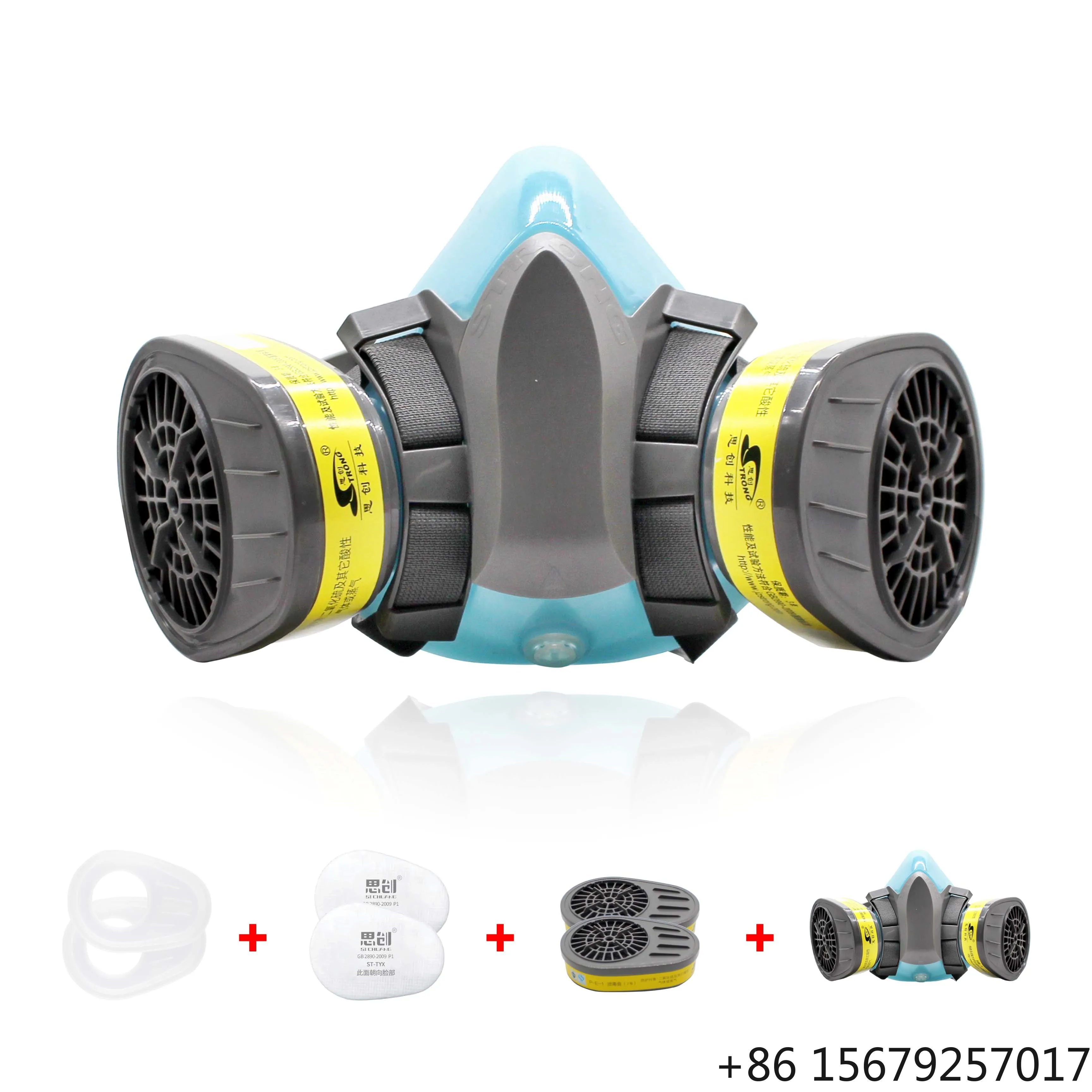Protector Facial Prevent Sulfur Dioxide Gas Reusable Mask Protective Masks Welding Helmets Comfortable Soft M40 Series