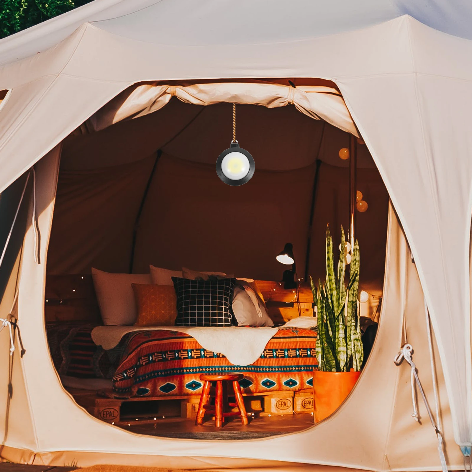 

【】Camping Lantern Hanging Tent Light Emergency Lamp Portable Led Lamp For Hiking Fishing Outdoor Adventures Lightweight Long