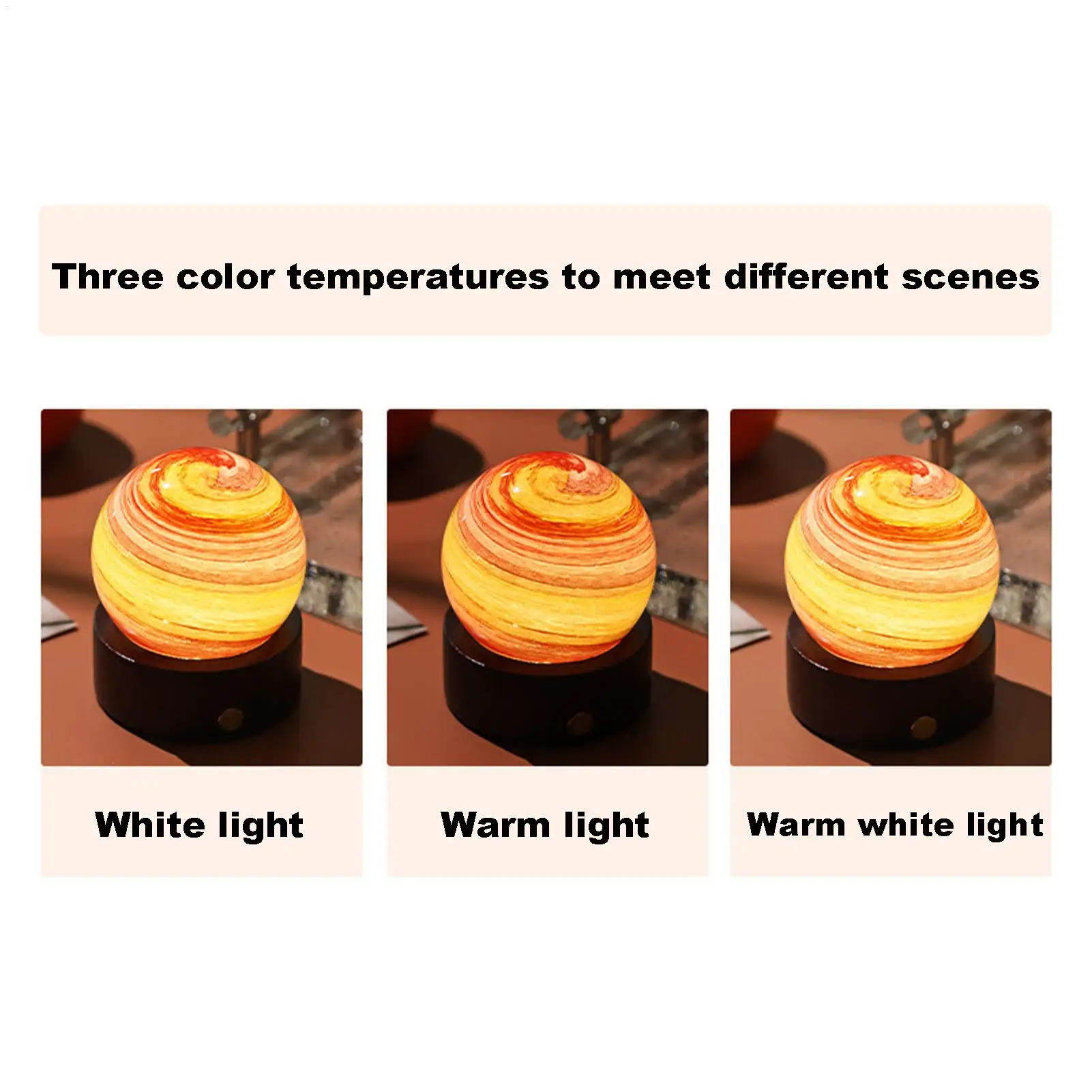 

Moon Light Dimmable Table Centerpiece Rechargeable Tabletop Lamp For Living Room Nursery Reading Corner Dorm Hotel Apartment