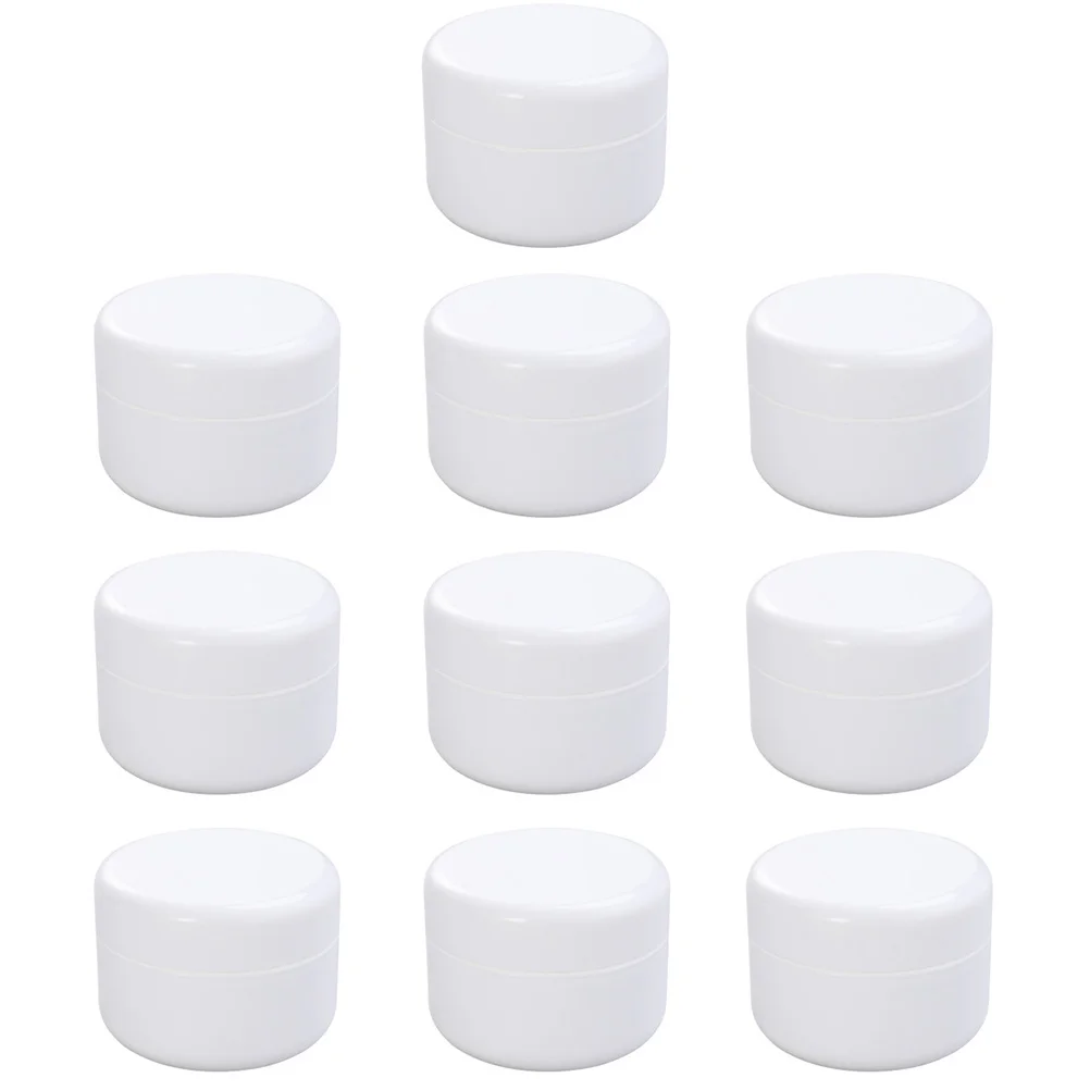 

10Pcs Creams Storage Jars Empty Container Portable Travel Lotion Sample Box Creams Container Cosmetics Jars
