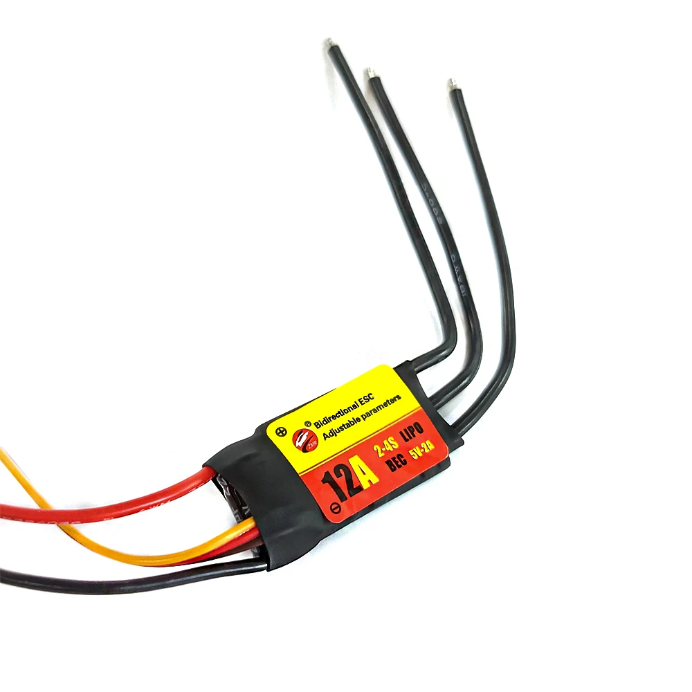 ZMR 12/20/30/40/60/80/100A Bidirectional Adjustable Brushless ESC for Remote Control Car Pneumatic Underwater Propeller