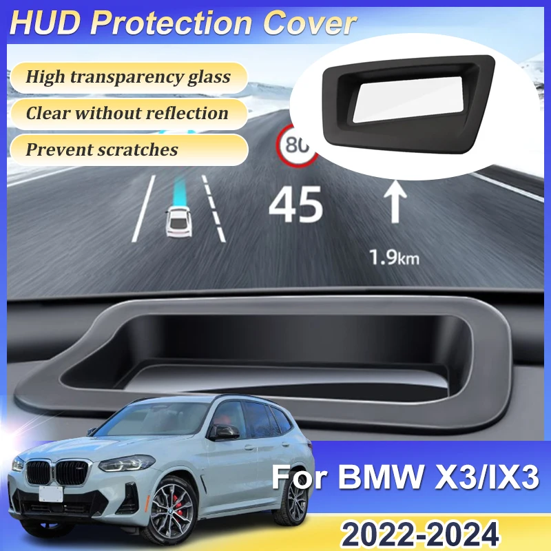 

For BMW X3 IX3 G01 2022 2023 2024 HUD Head Up Display Protective Cover Reflective Projection Screen Interior Part Accessories