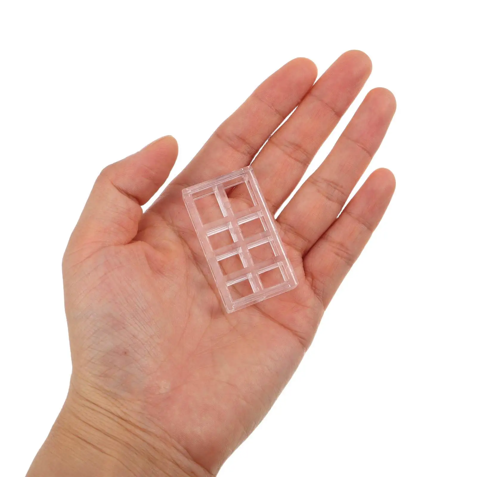 8Pcs Clear Plastic Curtain Bracket Extensions Spacer Blocks for Blinds Drapery Grommet Curtains Pleated Shades Window Frame