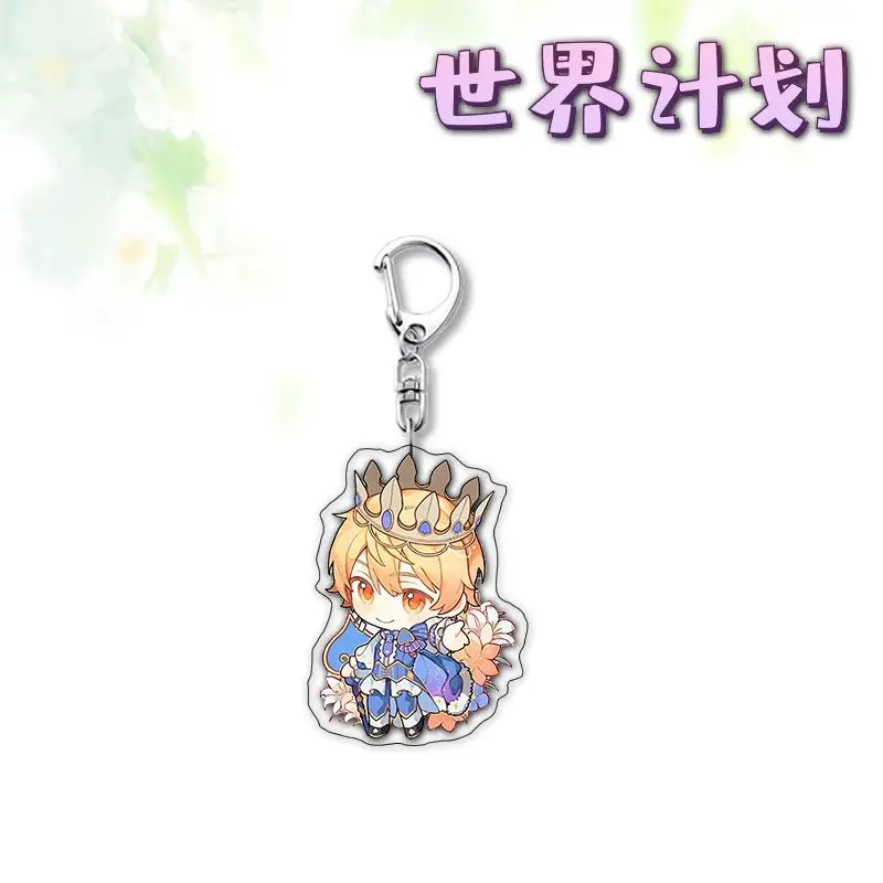 مشروع الرسوم المتحركة SEKAI: المرحلة الملونة! TENMA TSUKASA Kamishiro Rui Collection Kawaii الاكريليك الكرتون قلادة المفاتيح كيرينغ هدية #3
