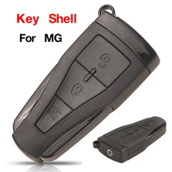 Jingyuqin 3 pulsanti Remote Smart Car Key Shell Fob per MG MG550 MG6 2011 2012 2013 2014 2015 con sostituzione lama vuota